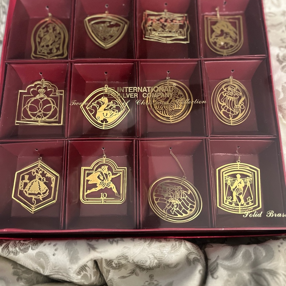 International Silver Company Christmas Ornaments